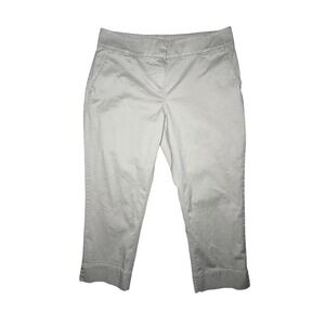 Tommy Bahama Khaki Capris Women Size 10 Chino Pants Casual